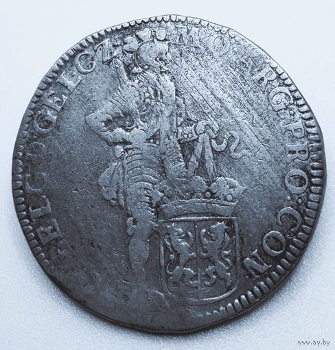 Серебряный дукат 1707, Гелдерленд, отличный! в коллекцию!