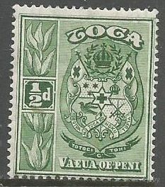 Тонга. Национальный герб. 1897г. Mi#38.