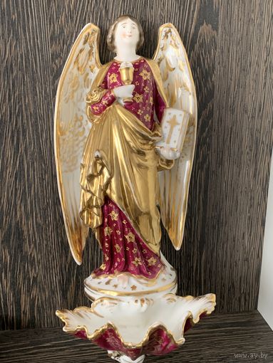 Фарфоровая купель для святой воды. Старый Париж. 1800 год