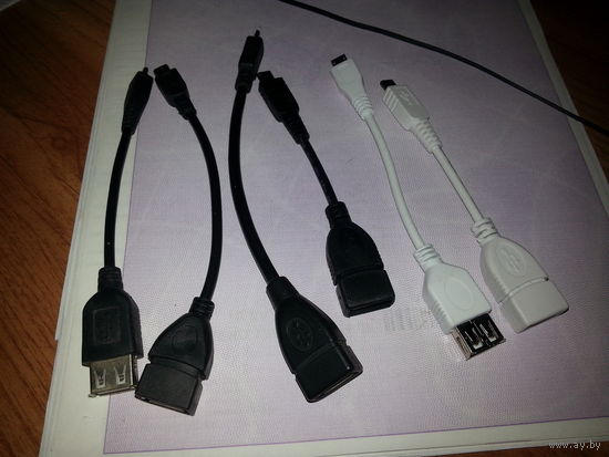 Кабели micro usb-otg одним лотом