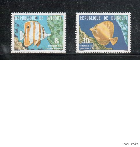 Джибути-1978 (Мих.231-232) **   , Фауна, Рыбы