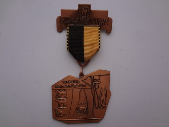 Медаль 1995. Штуттгарт. Победитель. (Выставка собак?).