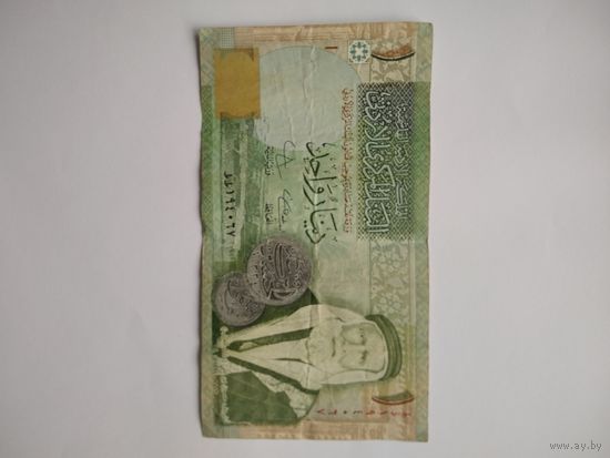 Банкнота, 1 динар, Иордания, 2009