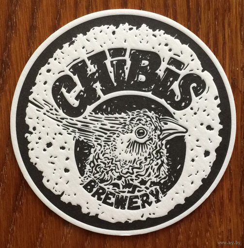 Подставка под пиво "Chibis Brewery" / Москва /