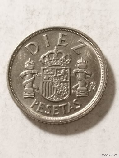 Испания 10 песет 1983