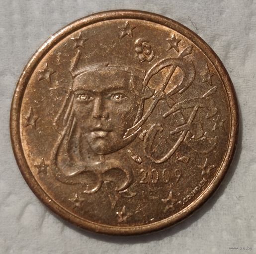 Франция 5 евроцентов, 2009 (14-15-22)