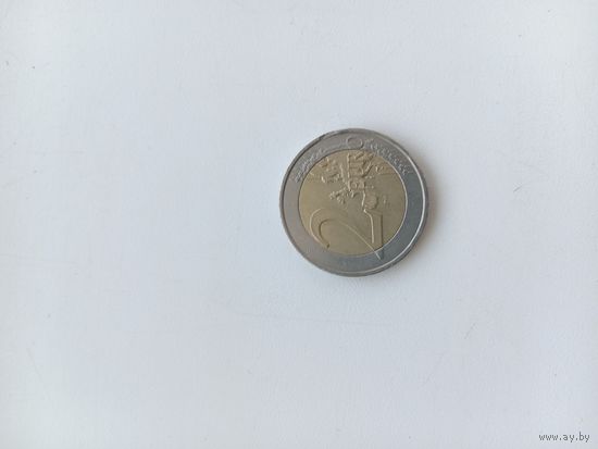 2 евро Франция 2010 год  70 лет речи Шарля же Голля