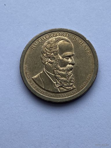 1 доллар, 19-й президент США Ратерфорд Хейз
