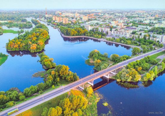 Беларусь 2023 открытка Панорама Бреста