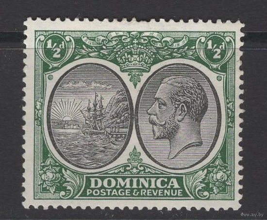 1923 Доминика / Dominica* 1/2d Георг V (SG#71)