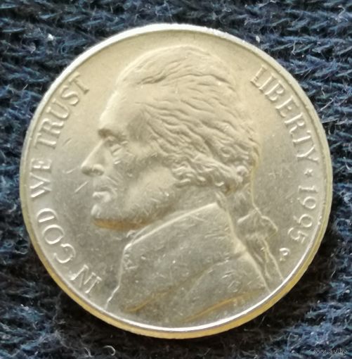 США 5 центов, 1984, Джефферсон Никель, Отметка мд: "P" - Филадельфия, KM# A192