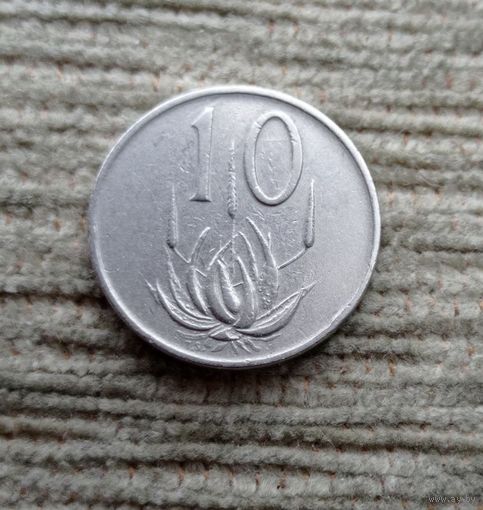 Werty71 ЮАР 10 центов 1971