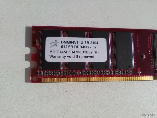 Оперативная память DDR 400, 512 MB