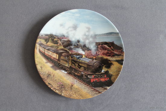 Тарелка коллекционная настенная [Англия, Davenport, Tresco Abbey, Bradex #26-D8-18.1] D=19см.