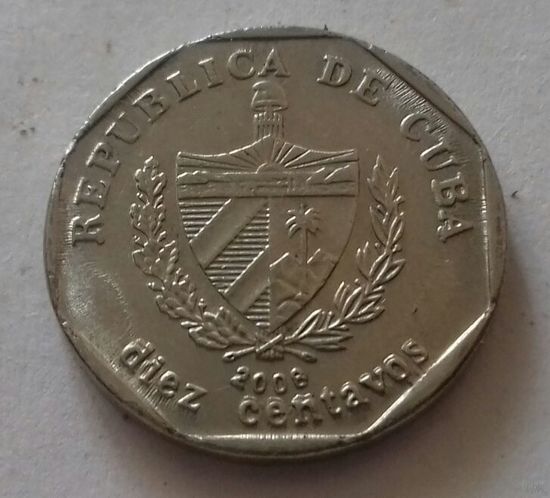 10 сентаво, Куба 2008 г.