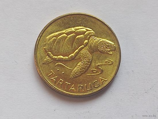 Кабо-Верде 1 эскудо 1994 г. Черепаха.