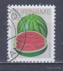 [1113] Суринам 1978. Флора.Плоды.Арбуз. Концовка серии.Гашеная марка.