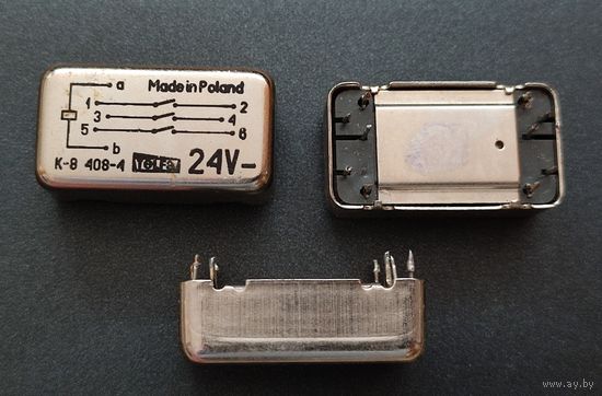 Герконовое реле К-8 408-4 24В TELFA