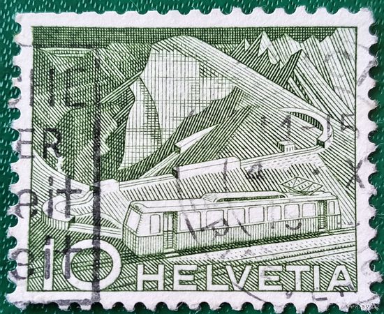Швейцария 1949. Железная дорога Роше-де-Нэ