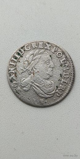 6 ГРОШЕЙ 1683г РЕЧЬ ПОСПОЛИТАЯ