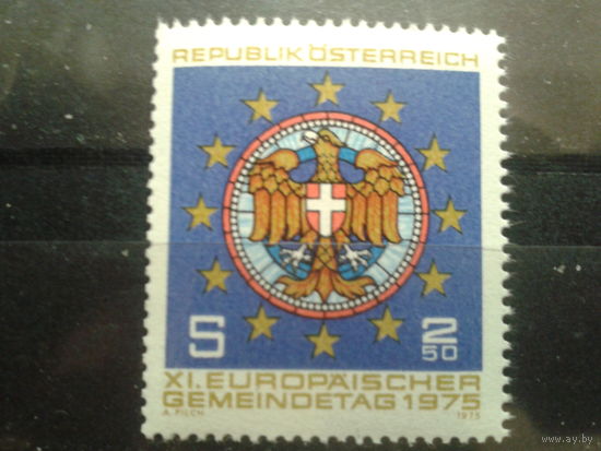Австрия 1975 Европейский конгресс городов**, герб