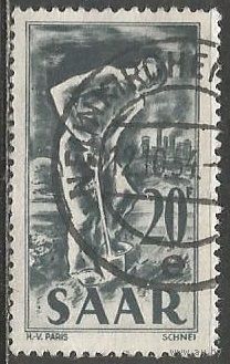 Французский СААР. Работник с/хозяйства. 1949г. Mi#283.