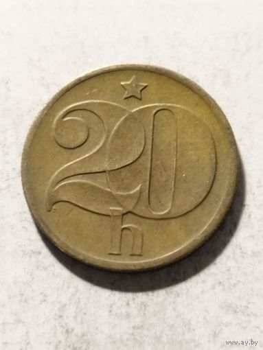 Чехословакия 20 геллер 1976