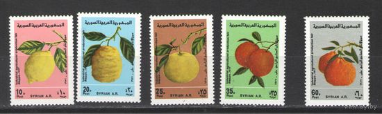 Сирия 1977г. Фрукты