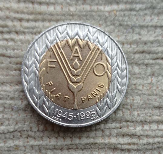 Werty71 Португалия 100 эскудо 1995 ФАО биметалл