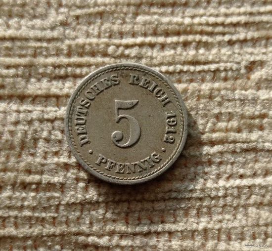 Werty71 Германия 5 пфеннигов 1912 А