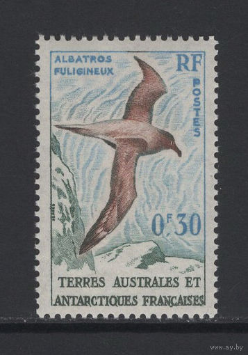 ТААФ Французские Антарктические Территории 1959** Морская птица Дымчатый альбатрос Mi#14