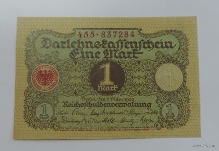 1 марка 1920г. Германия.