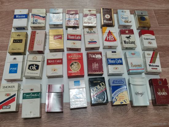 Пачки пустые для коллекции