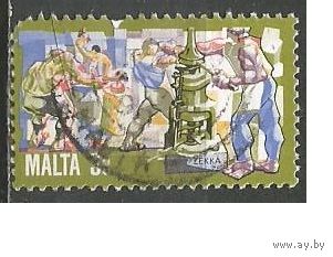 Мальта. История промышленности. Чеканка монет. 1981г. Mi#639.