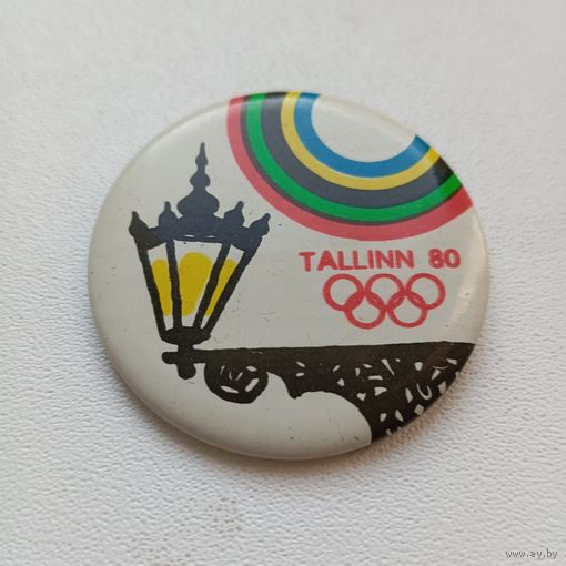 Значок СССР Олимпиада 1980 Таллинн Tallinn