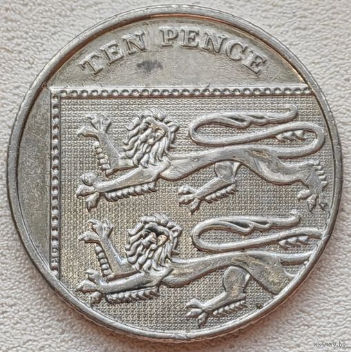 Великобритания 10 пенсов 2014