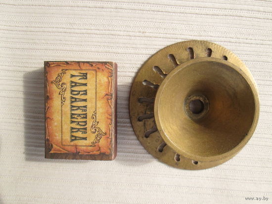 Подсвечник латунный