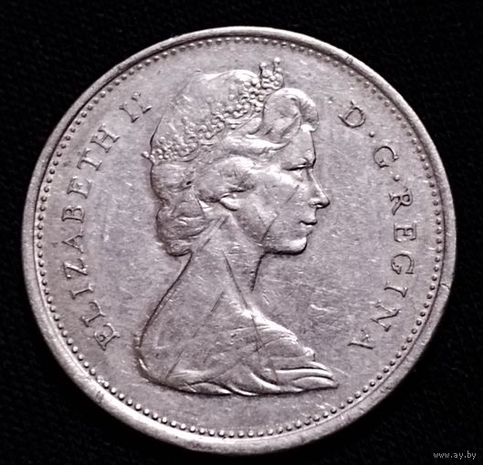 25 центов 1968 г. Канада. Серебро 0,800