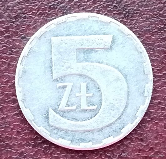 Польша 5 злотых, 1989-1990