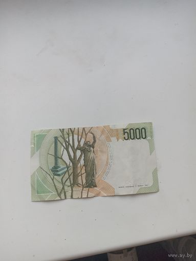 ИТАЛИЯ 5000 лир 1985 год