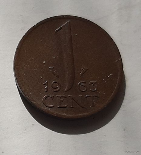 1 цент 1963 г. Нидерланды