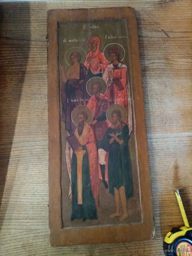 Большая икона, часть триптиха. в55смХш22см. тол.2см. РИ