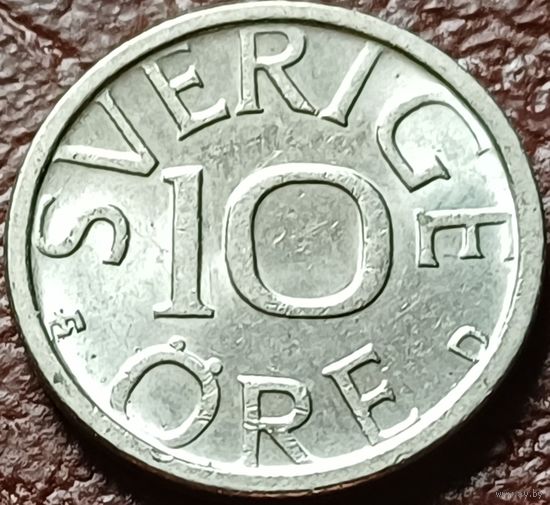 Швеция 10 эре, 1989    ( 1-2-8 )