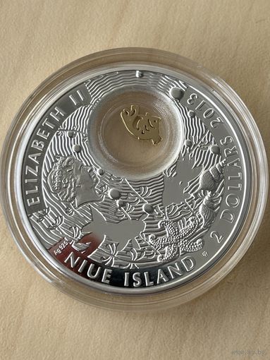 Серебряная монета ,925 проба,28,28 грамм