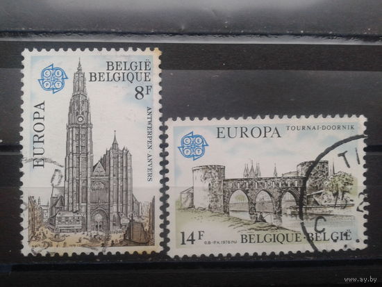 Бельгия 1978 Европа, архитектура Полная серия