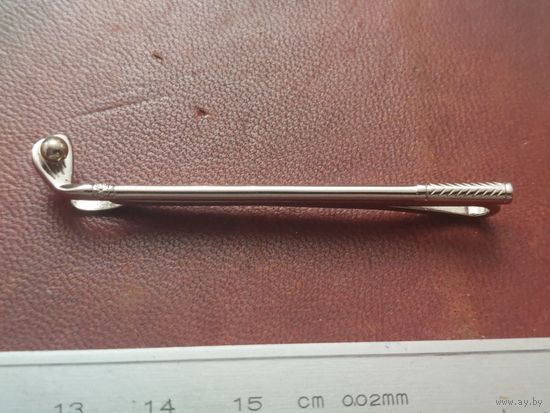 Зажим серебро