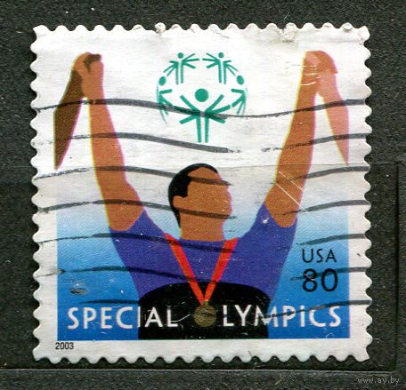 Олимпийские игры для умственно отсталых. США. 2003. Полная серия 1 марка