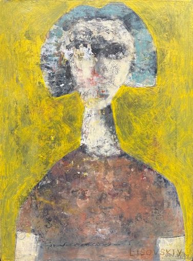 Лисовский А.С "Матильда",2025г. Холст, акрил. Размер 40х30 см.