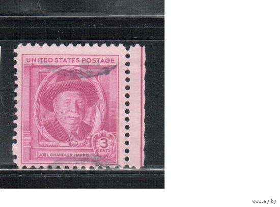 США-1948, (Мих.593), гаш. , Личности, Харрис(одиночка),