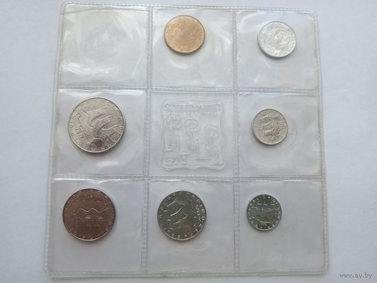 Сан-Марино 1, 2, 5, 10, 20, 50, 100 лир, 1976